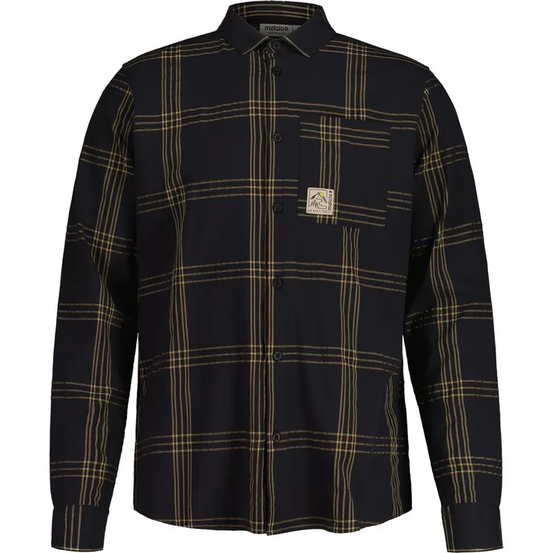 Schneller Versand Maloja AlblanM. 1/1 Mountain Shirt Herren - deep black multi 8862