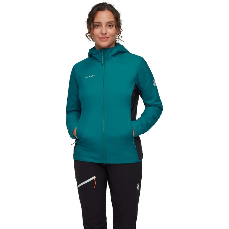 Sonderangebot Mammut Rime Light Hybrid Isolationsjacke mit Kapuze Damen - deep teal
