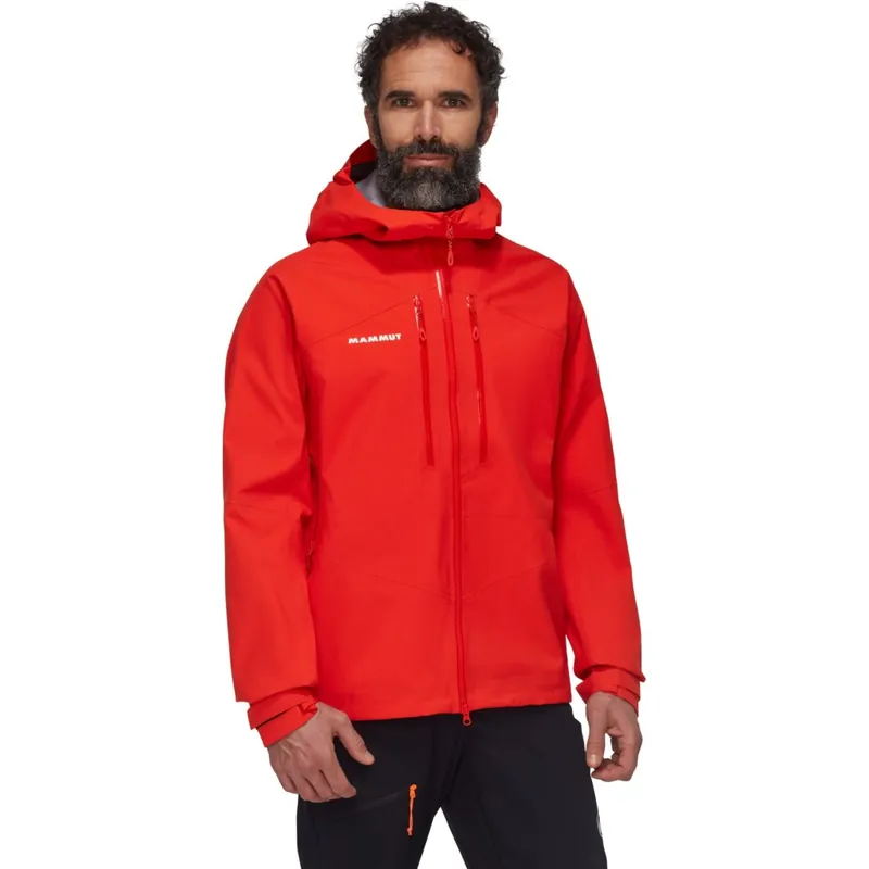Bestseller Mammut Taiss Hardshelljacke mit Kapuze Herren 1010-29391 - mammut red