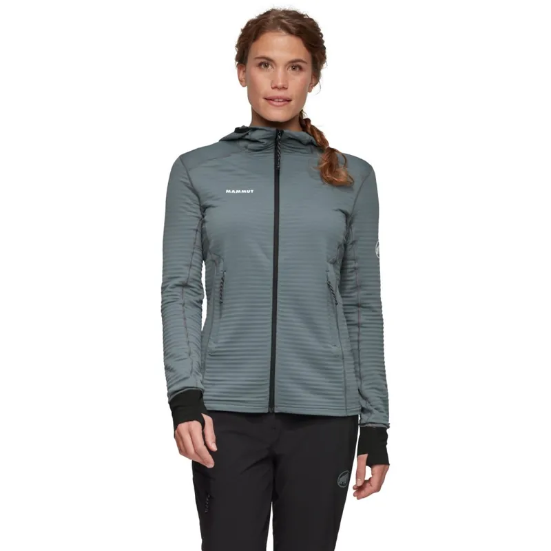 Mammut Taiss Light Midlayer Jacke mit Kapuze Damen - strata-schwarz Preis Gesenkt