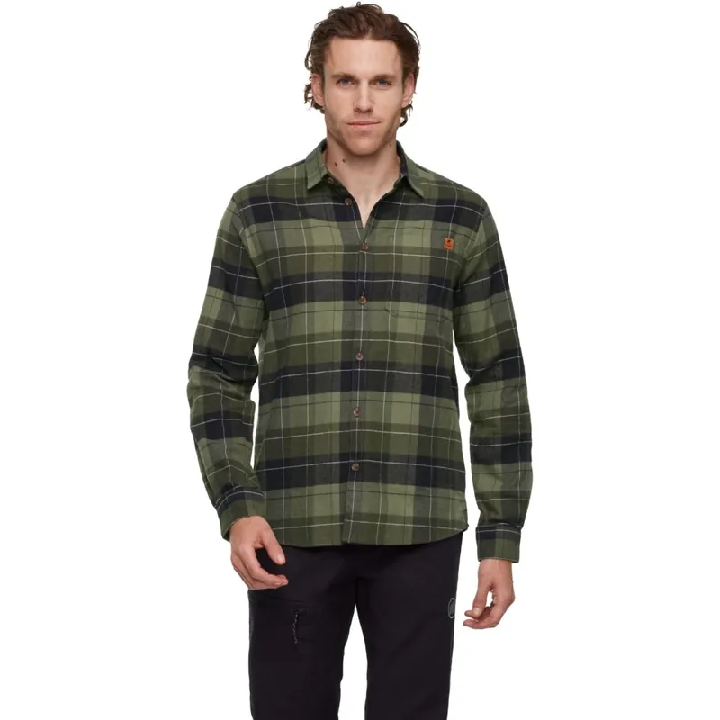 Mammut Trovat Flanellhemd Herren - marsh-black Begrenztes Angebot