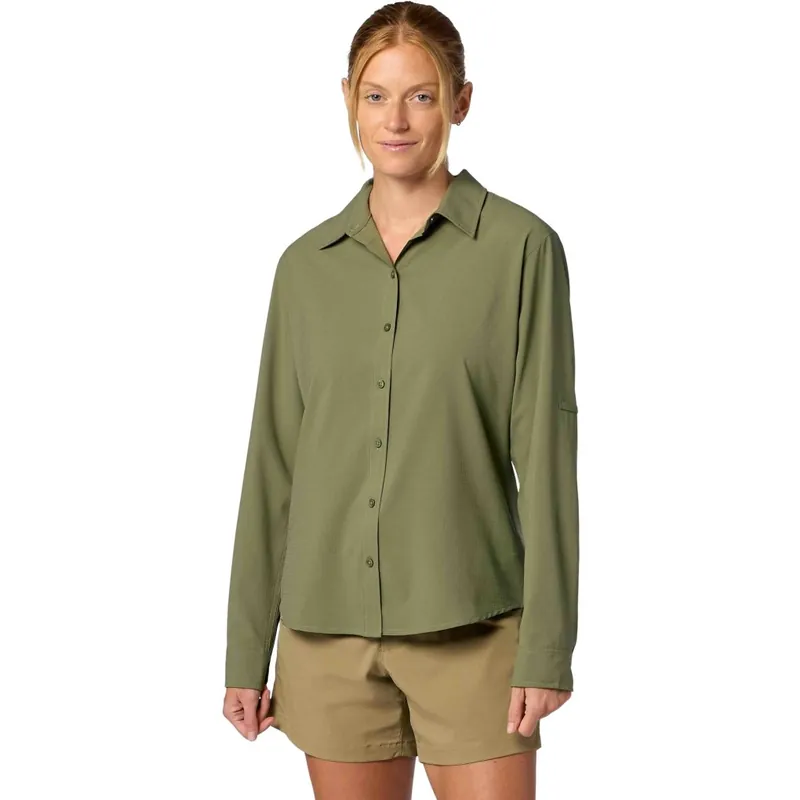 Neu Marmot AirExchange Langarmhemd Damen - olive grove