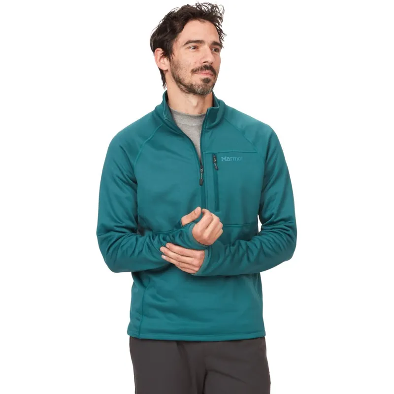 Marmot Olden Polartec 1/2 Zip Pullover Herren - dark jungle Direktkauf