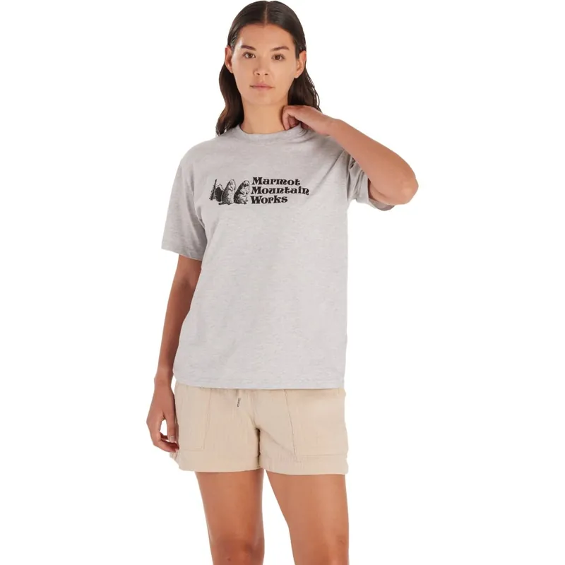 Super-Preis Marmot MMW T-Shirt Damen - light grey heather