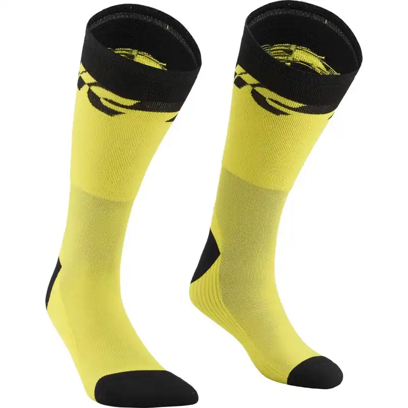 Billig Mavic Deemax MTB Socken - gelb/schwarz