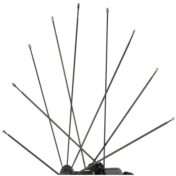 Sonderaktion Mavic Speichen 253mm für Crossride UB 2008/2011 Vorderräder & Hinterräder - Nicht Antriebsseite (10 Stück) - 99606901 - schwarz
