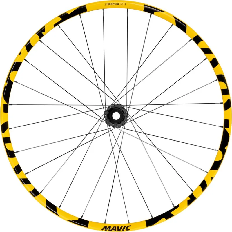 Mavic Deemax DH Hinterrad - 27.5" Clincher 6-Loch - 12x148mm Boost - SRAM XD - gelb Günstig
