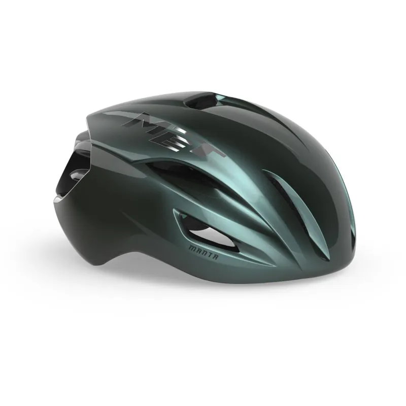 Zertifiziert MET Manta MIPS Fahrradhelm - Hyper Teal/Glossy
