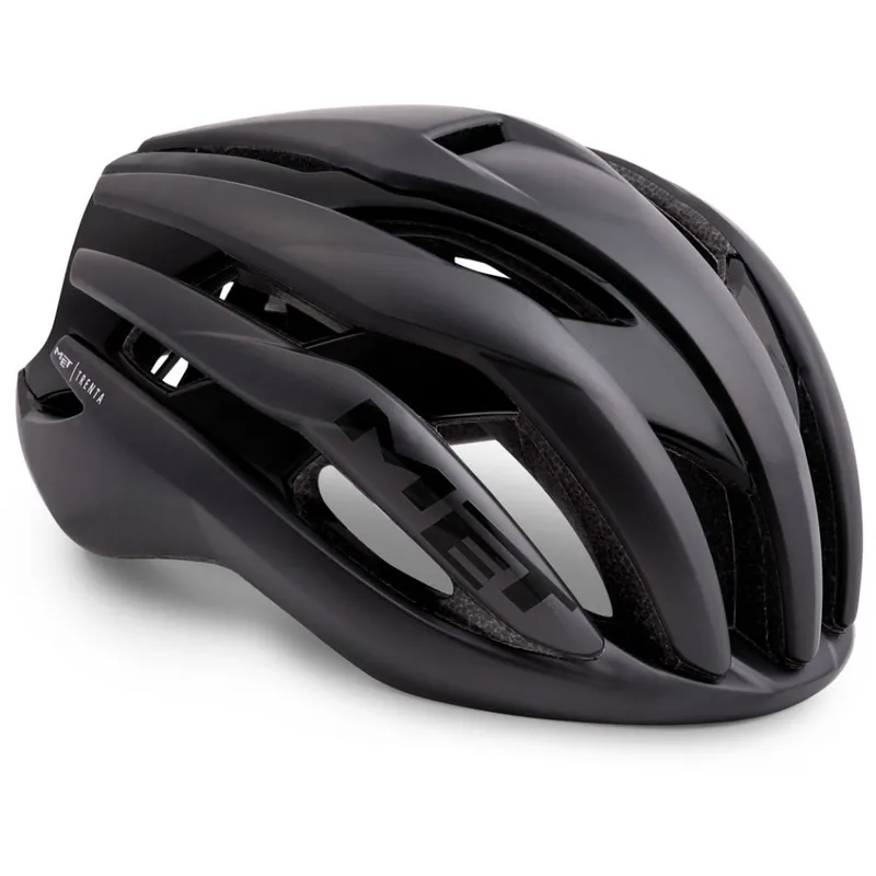 Preisreduziert MET Trenta MIPS Fahrradhelm - Black / Matt Glossy