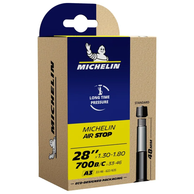 Aktuell Michelin Air Stop Schlauch - 27/28" City 1.30-1.80"