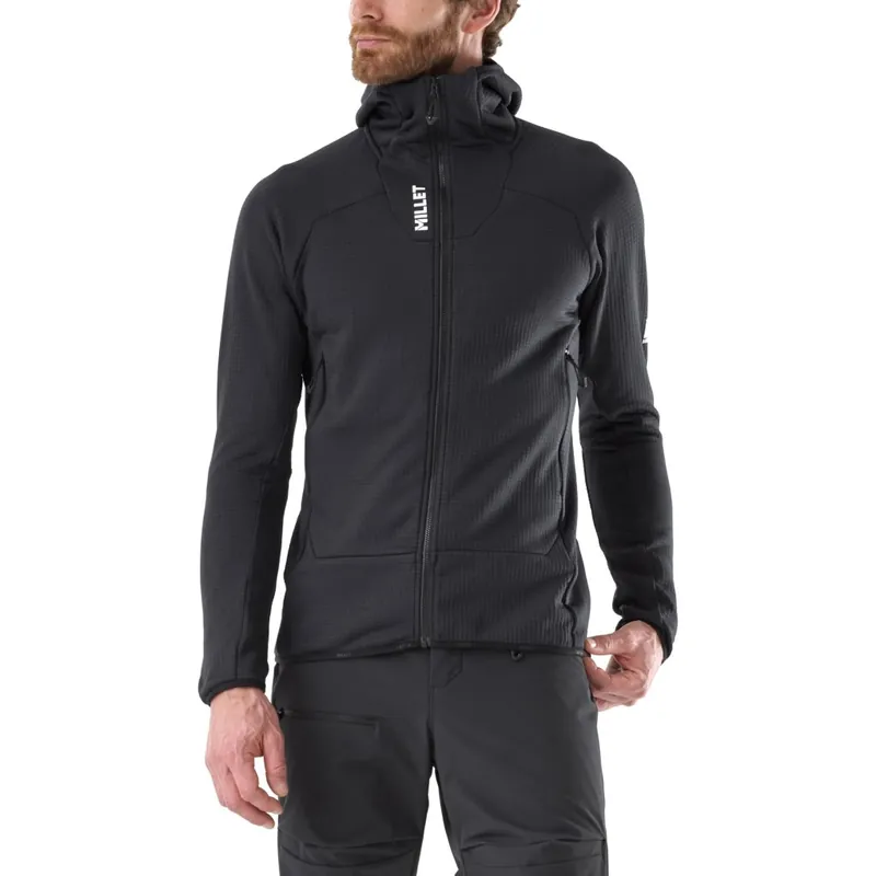 Highlight Millet Kamet Grid Fleecejacke Herren - Black