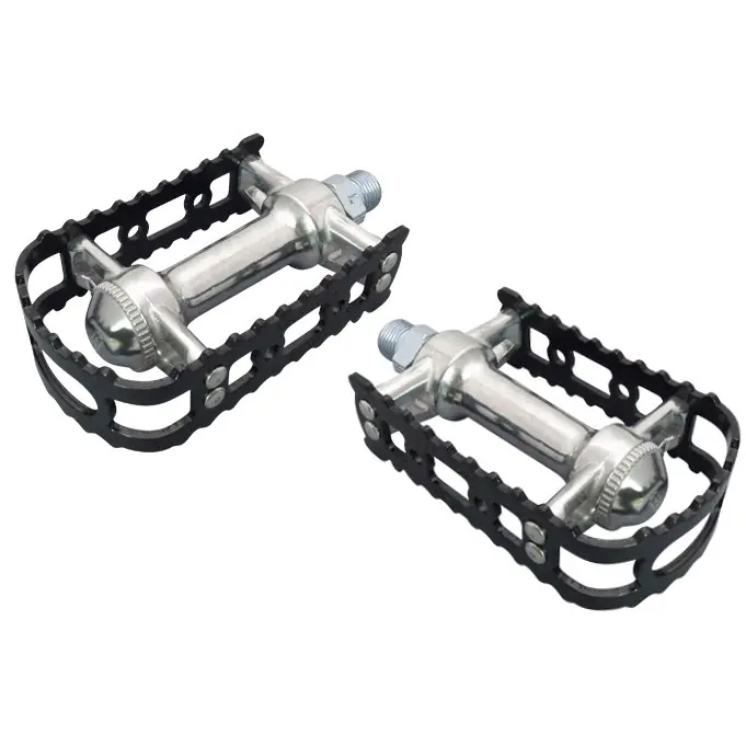 MKS BM-7 Pedale - schwarz/silber Begrenztes Angebot