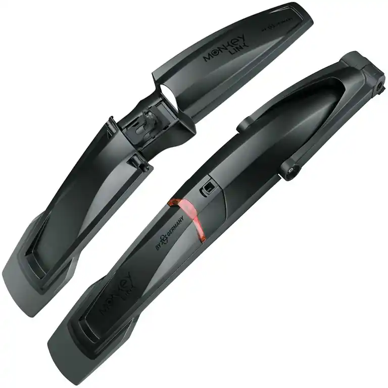 MonkeyLink ML Fender Set MTB Connect, 26-29" E-Bike Radschützer inkl. Rücklicht - schwarz Top-Angebot
