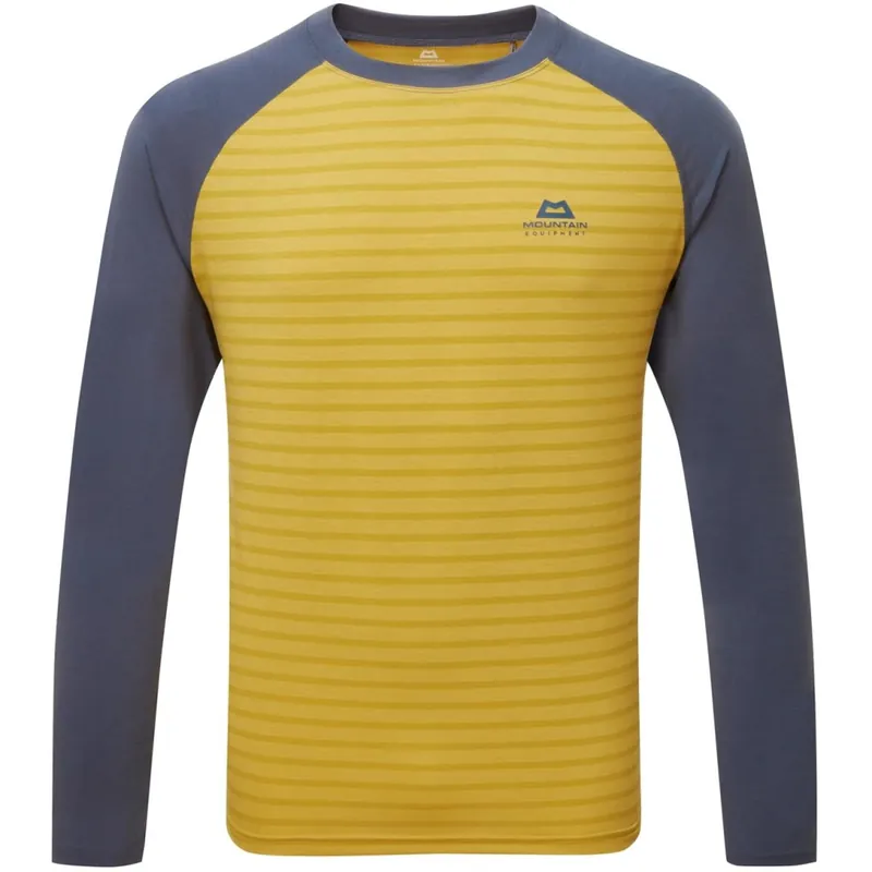 Mountain Equipment Redline Langarmshirt Herren ME-007392 - acidstripe/denim Preiswert