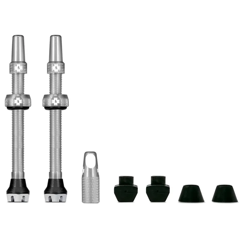 Expressversand Muc-Off Tubeless Ventil Kit V2 Universal - silber