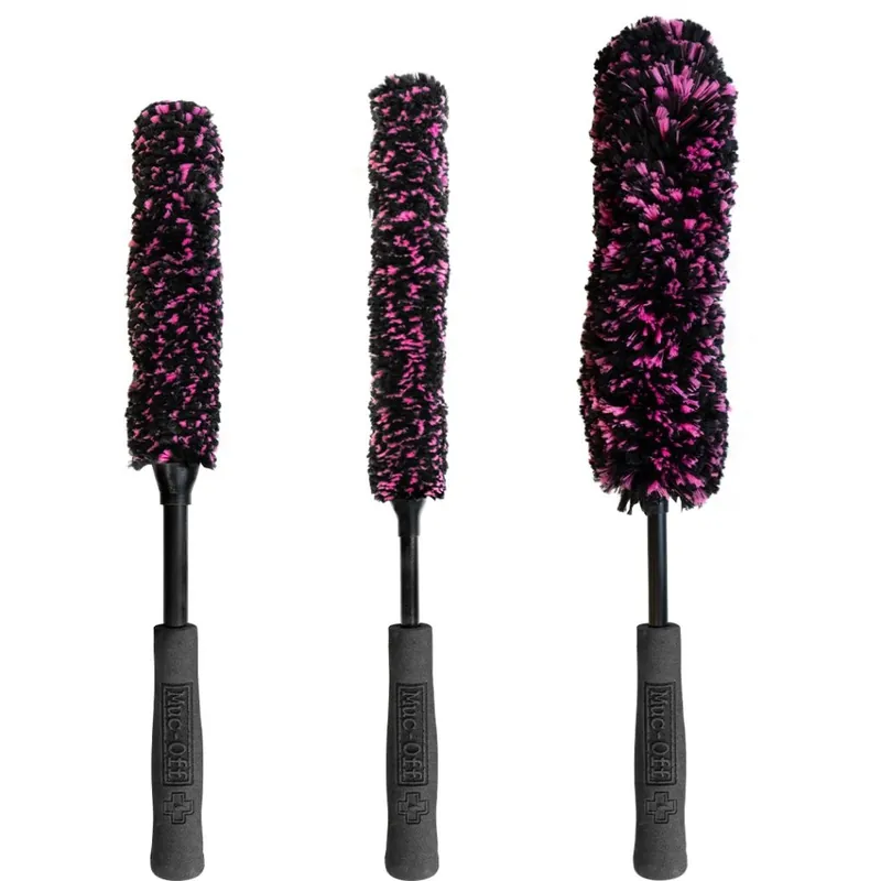 Geprüft Muc-Off 3x Mikrofaser Bürsten Set