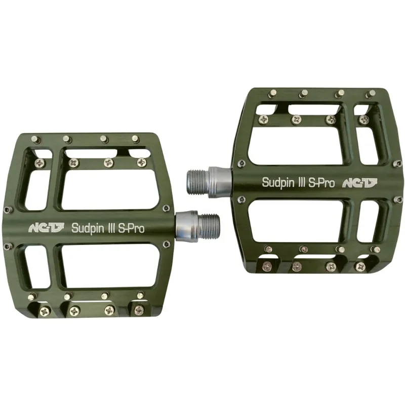 NC-17 Sudpin III S-Pro Plattform Pedal - dark green Direkt Vom Hersteller