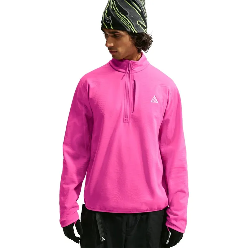Nike ACG Wolf Grid Therma-FIT 1/2-Zip Langarmshirt Herren - desert pink/lt crimson/summit IM4233-698 Günstig
