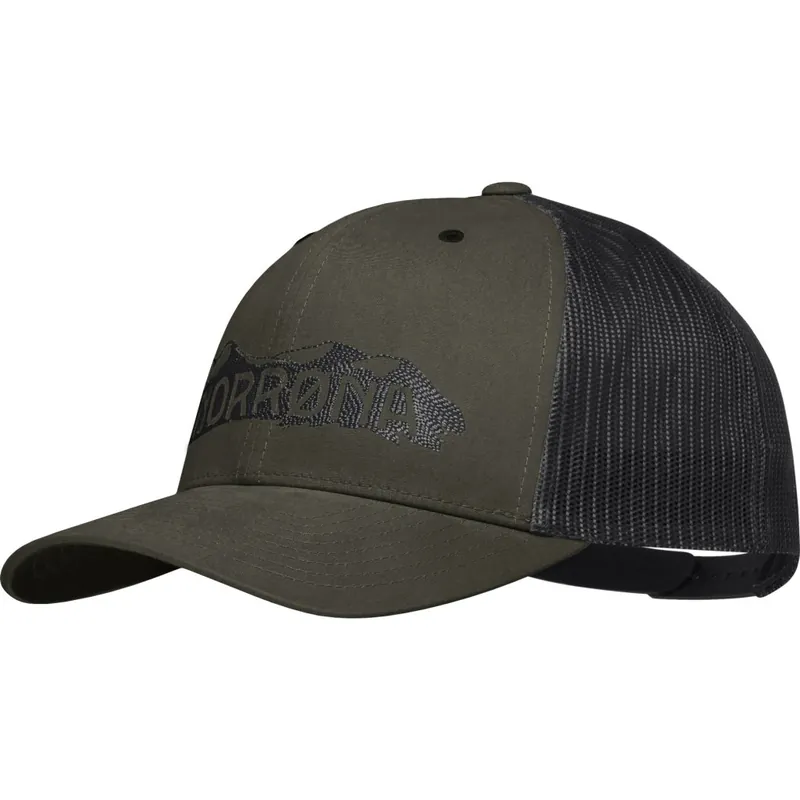 Norrona /29 Trucker mesh snap back Cap - Olive Night/Caviar Heißes Angebot