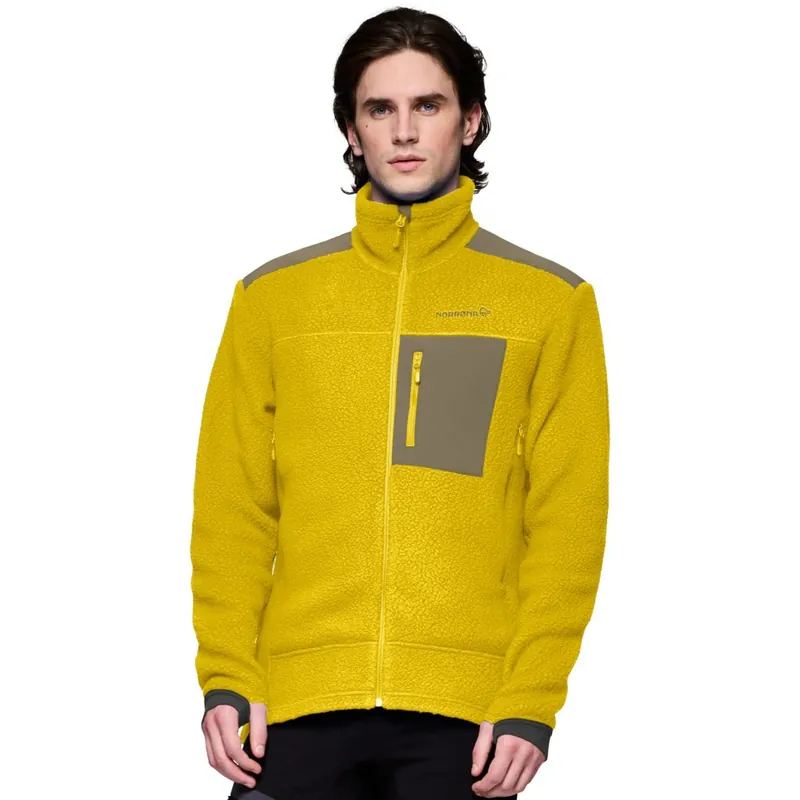 Ausverkauf Norrona trollveggen warm3 Jacke Herren - Golden Palm