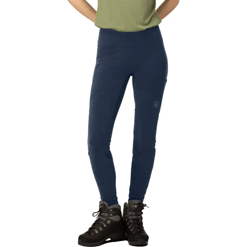 Expressversand Norrona femund warmwool flex2 Leggings Damen - Indigo Night