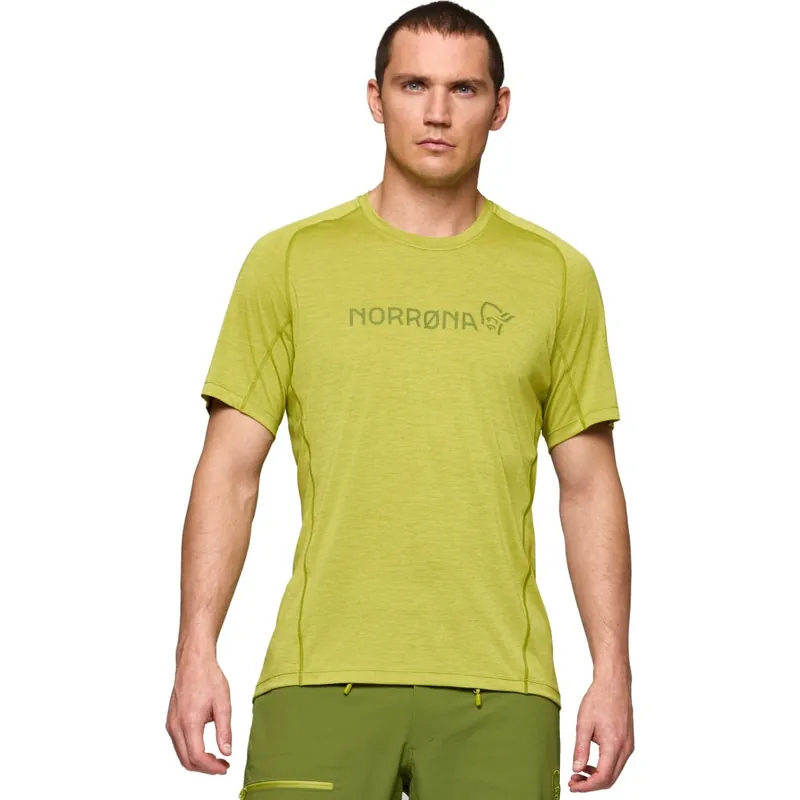 Jetzt Bestellen Norrona fjørå equaliser lightweight T-Shirt Herren - Golden Lime
