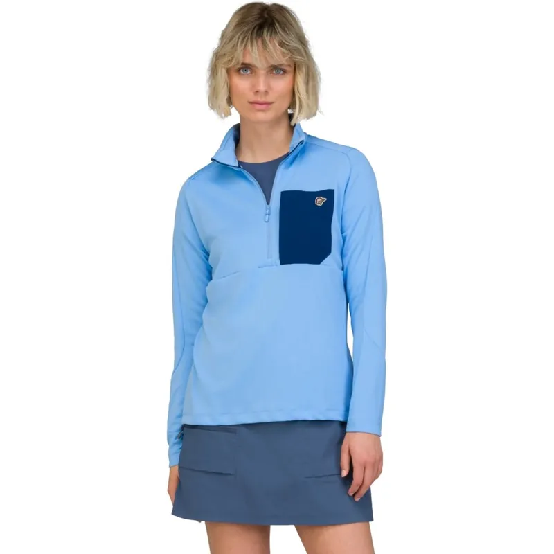 Norrona femund warm1 Half-Zip Shirt Damen - Frozen Fjord Markenprodukt