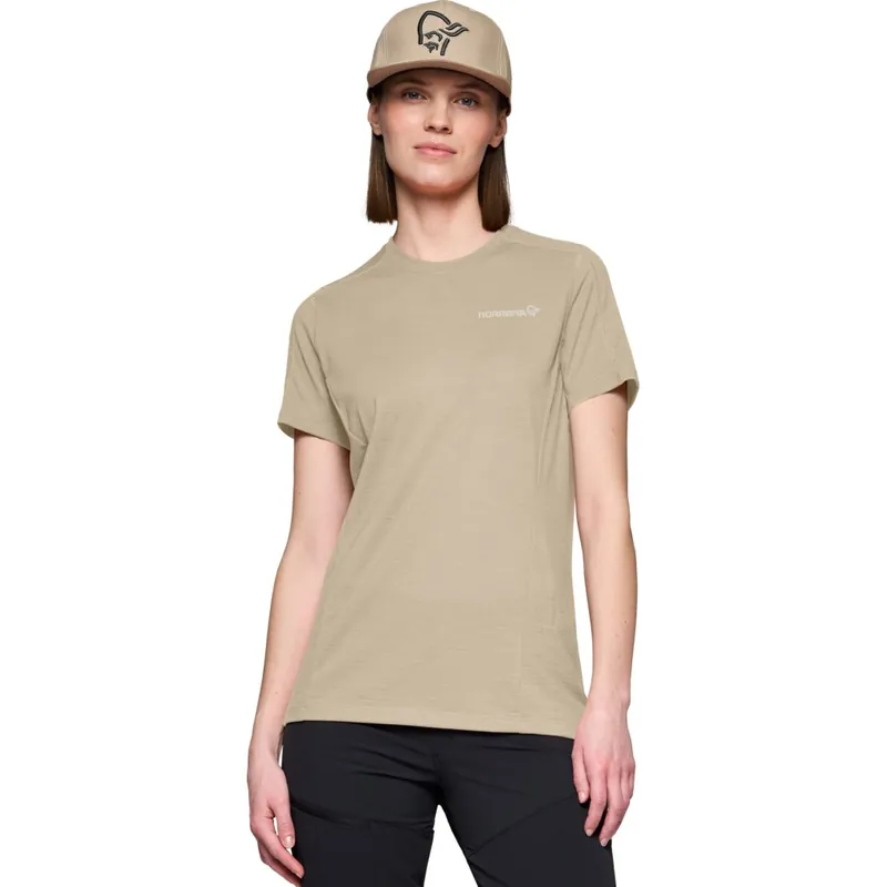 Norrona falketind equaliserUll T-Shirt Damen - Pure Cashmere Letzte Chance