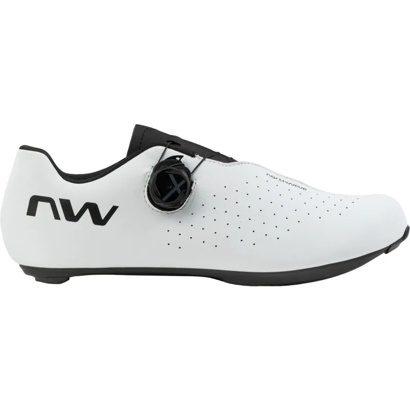 Northwave Sonic Plus Rennradschuhe - Breit - weiß/schwarz 51 Neue Ware
