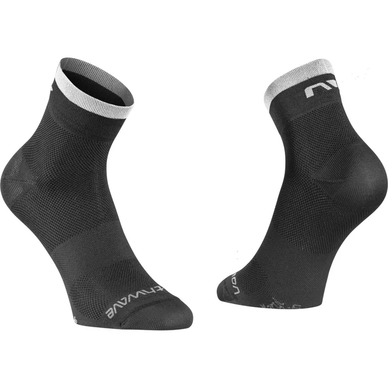 Rabatt Northwave Origin Socken - schwarz/weiß 11