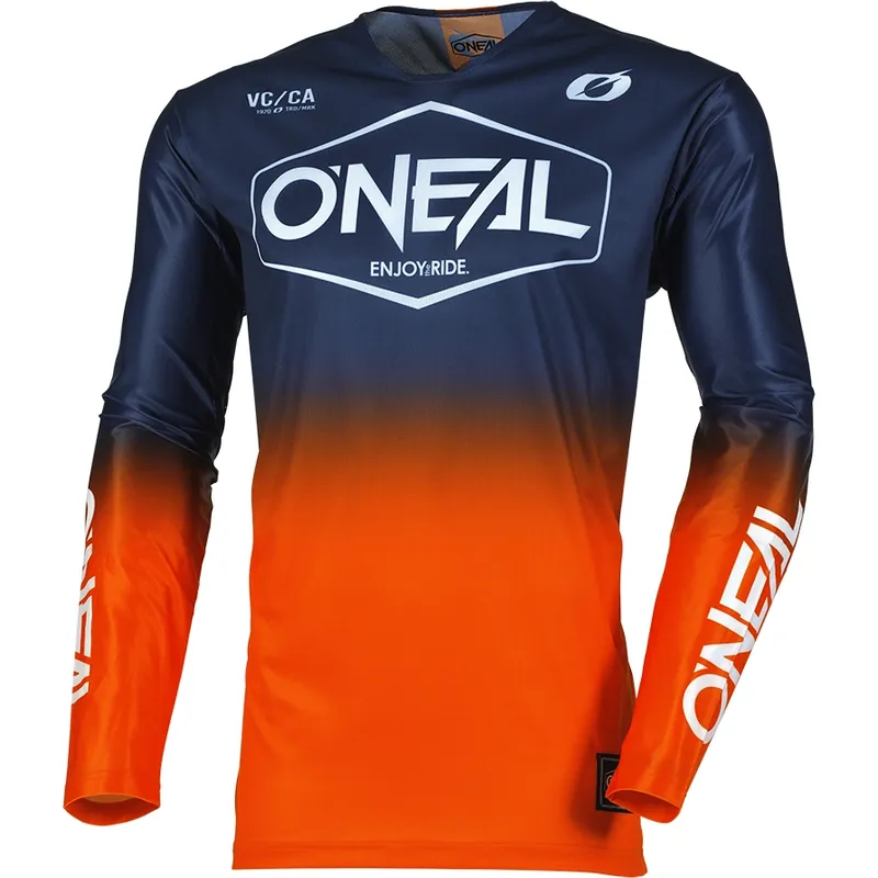 O‘Neal Mayhem Langarmtrikot Herren - HEXX V.25 blau/orange Highlight