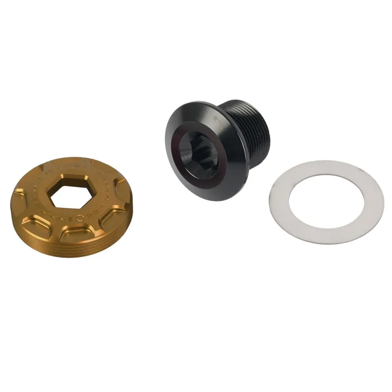 Top-Angebot OAK Components Kurbel-Abdeckkappen Set - OAK Meteor SRAM DUB M18/M30LH - kashgold