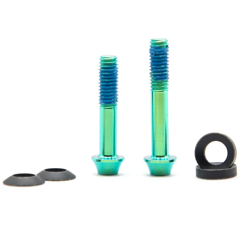 Bestseller OAK Components Titanschrauben Set - M6x30mm / M6x35mm - grün