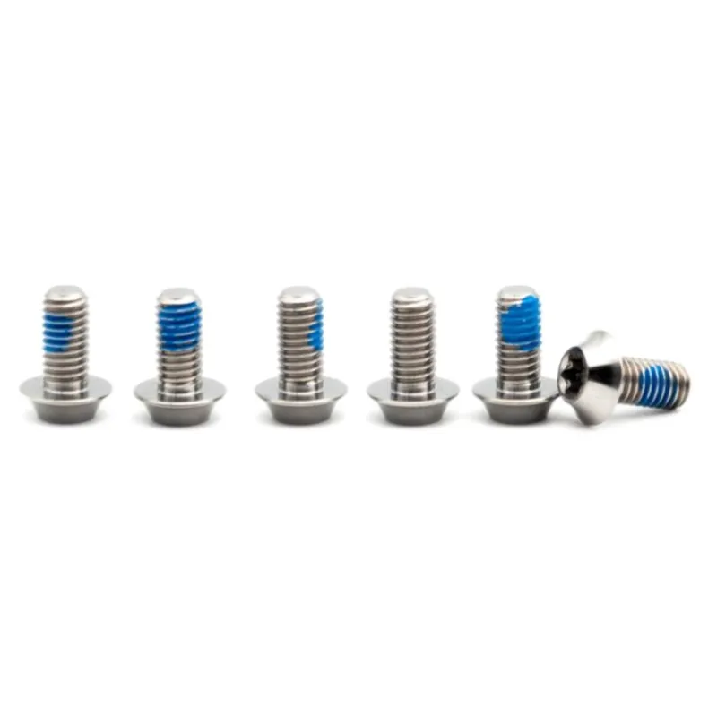 Preisreduziert OAK Components Schrauben-Set Bremsscheibe - Titan M5x10 6 Stück - raw