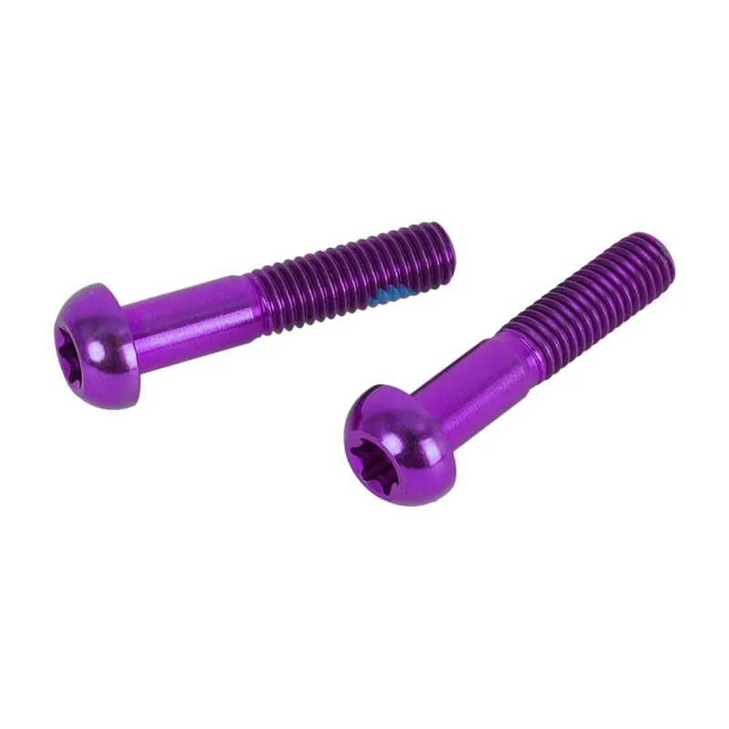 Nur Heute OAK Components Schrauben-Set für Matchmaker - Titan M5x25 2 Stück - lila