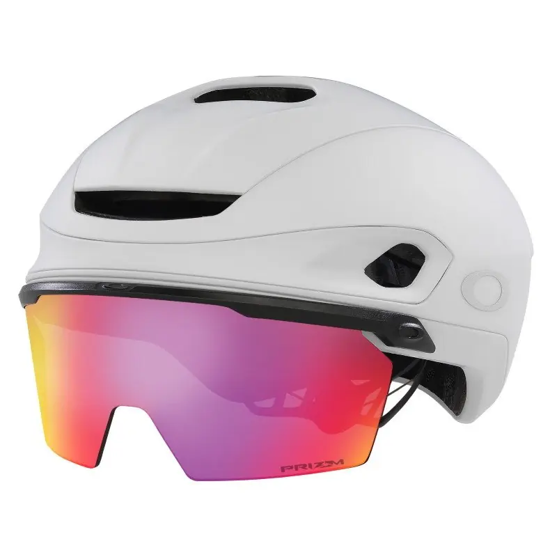 Oakley ARO7 Road EU Helm - Matte White/Prizm Road Markenware