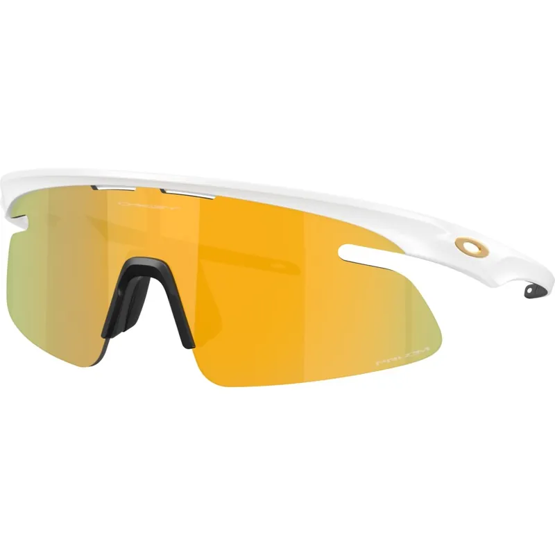 Versand Am Gleichen Tag Oakley RSLV Lite Brille - Matte White/Prizm 24K - OO9527D-0350