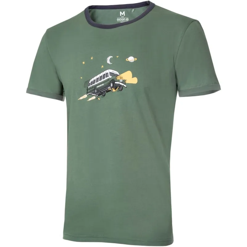Ocún Classic T Organic T-Shirt Herren - green duck Sonderangebot