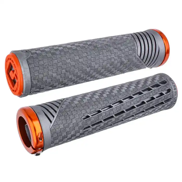 Sonderangebot ODI CF Lenkergriffe - BMX Lock-On V2.1 135mm - grey / orange