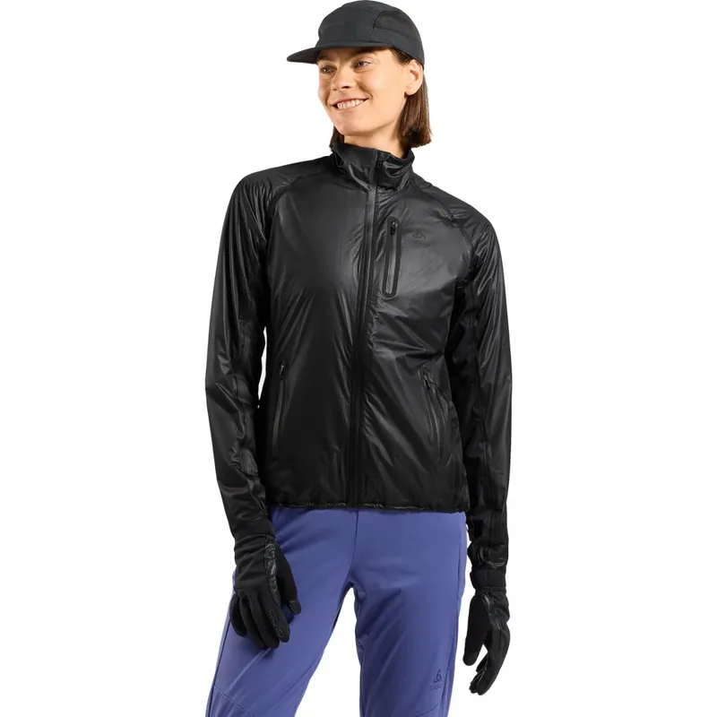 Odlo Zeroweight Dual Dry Isolierte Und Wasserdichte Langlaufjacke Damen - schwarz Wochenendangebot