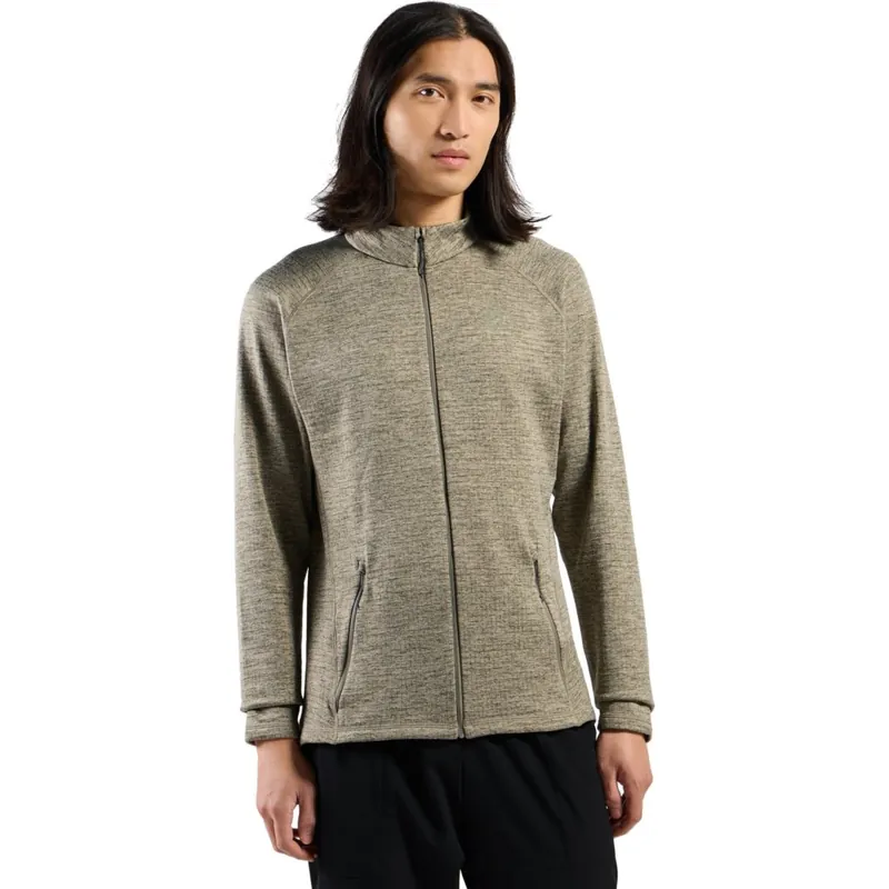 Odlo Tencia Mid Layer Jacke Herren - vetiver melange Sonderangebot