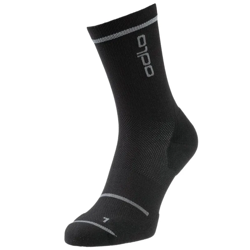 Odlo Ceramicool Micro-Crew Radsocken mit reflektierenden Details - schwarz Neuheit