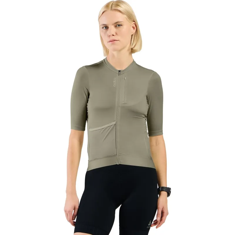 Sonderangebot Odlo Explorer Pro Chill-Tec Radtrikot Damen - vetiver