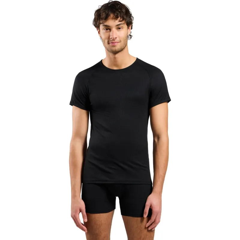 Odlo Active Light Crew Neck Kurzarm-Unterhemd Herren - black Top-Seller
