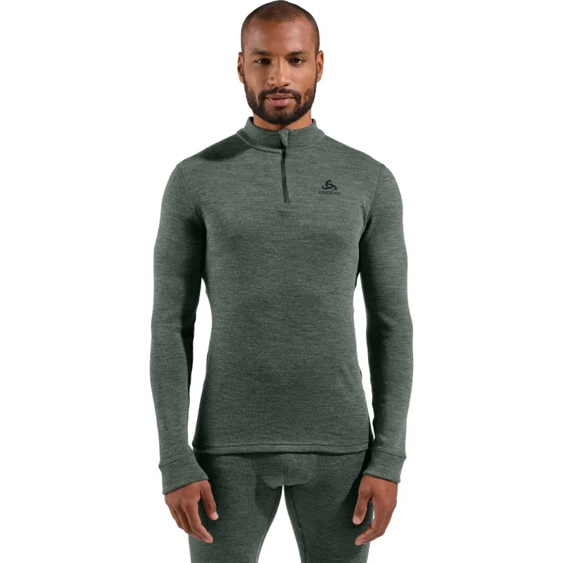 Odlo Natural Merino 260 Half-Zip Langarm-Unterhemd Herren - urban chic Top-Seller