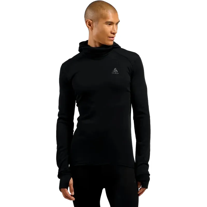 Odlo Active Warm Langarm-Unterhemd mit Gesichtsmaske Herren - schwarz Bestseller