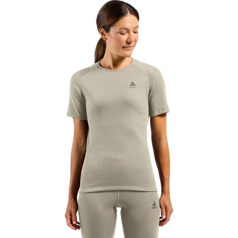 Odlo Active Warm Kurzarm-Unterhemd Damen - agate gray Neue Kollektion