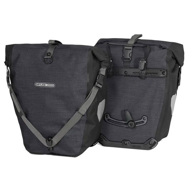 Garantierte Lieferung ORTLIEB Back-Roller Plus - QL2.1 Fahrradtasche (Paar) - 2x20L - granite-black
