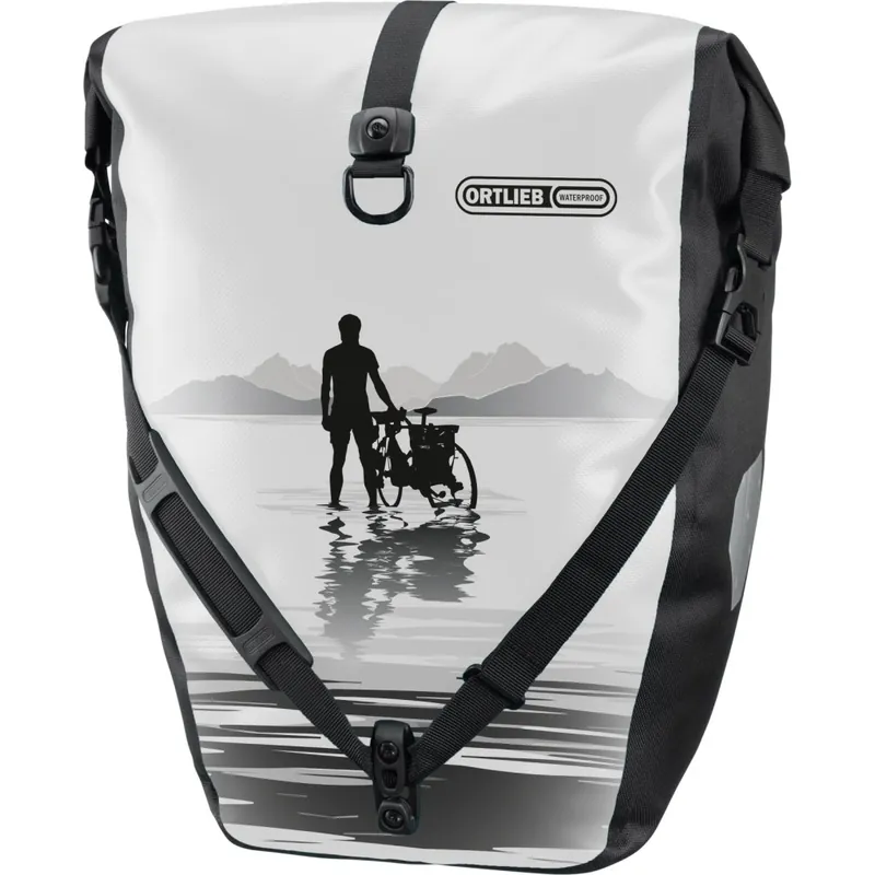 Neuheit ORTLIEB Back-Roller Design - QL2.1 Fahrradtasche - 20L - lake - white-black