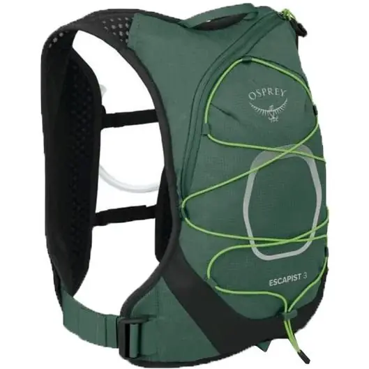 Osprey Escapist Velocity 3 Rucksack + 1.5L Trinksystem - S/M - Tundra Green/Botanica Geprüft